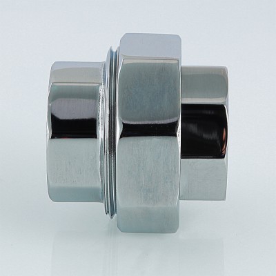 VTr.340.C.0005 Фитинг резьбовой – муфта разъемная хромированная Valtec 3/4"  - Вид №15