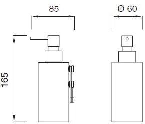 Ceadesign Настенный диспенсер delrin® Stem - accessori Dos 03 - Вид №2
