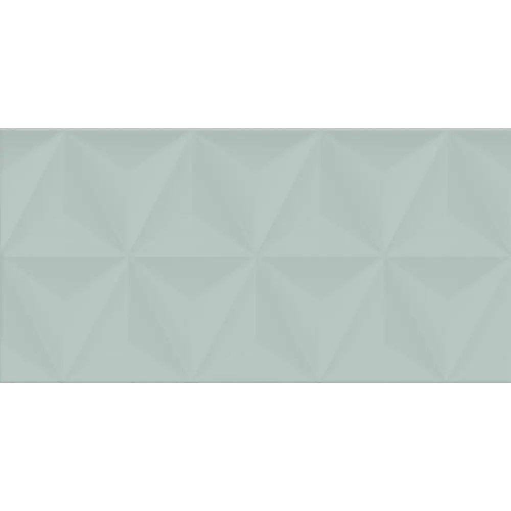 Настенная плитка KREAFORTA Mersey MonoR 20x40 см 1.62 м² матовая цвет мятный STLM-2011043 - Вид №1