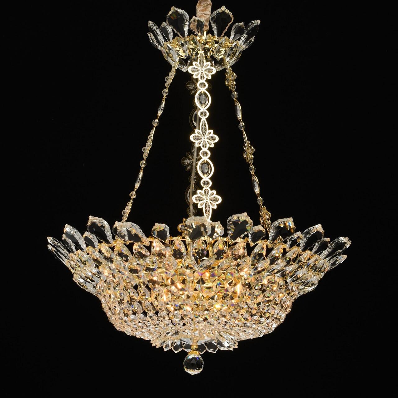 Подвесная люстра MW-Light Патриция 2 447010612 MW-LIGHT ДИЗАЙНЕРСКИЕ, ПАТРИЦИЯ 181812 Золотой  - Вид №3