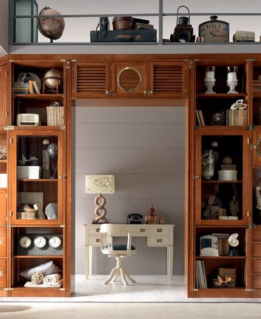 Caroti Модульная стенка для хранения из массива дерева  Atmosfera wall  - Вид №9