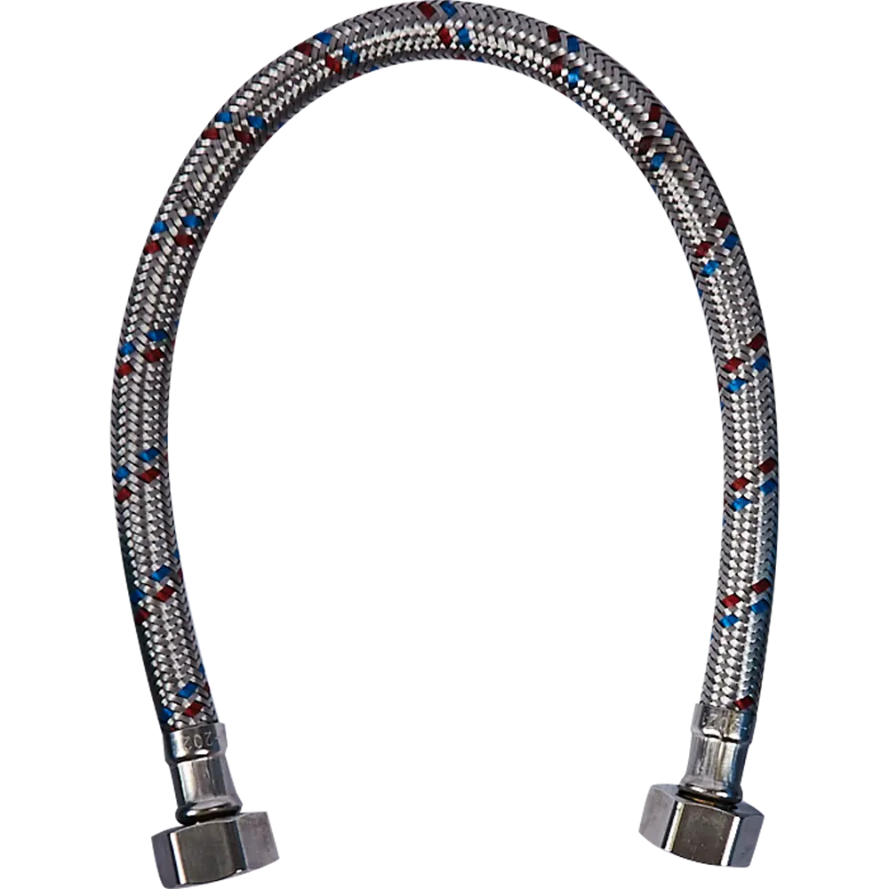 Гибкая подводка для воды ДТРД 40 см x 1/2" внутренняя-внутренняя резьба STLM-2206008 - Вид №2