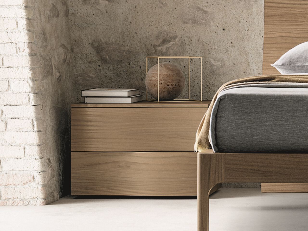 Деревянная прямоугольная тумбочка с ящиками Santalucia Mobili Spot-Spot Mix ARCH-00079505 - Вид №1