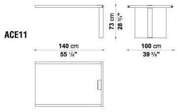 B&B Italia Project Прямоугольный письменный стол из дерева Ac executive sun-id-1384199 - Вид №24