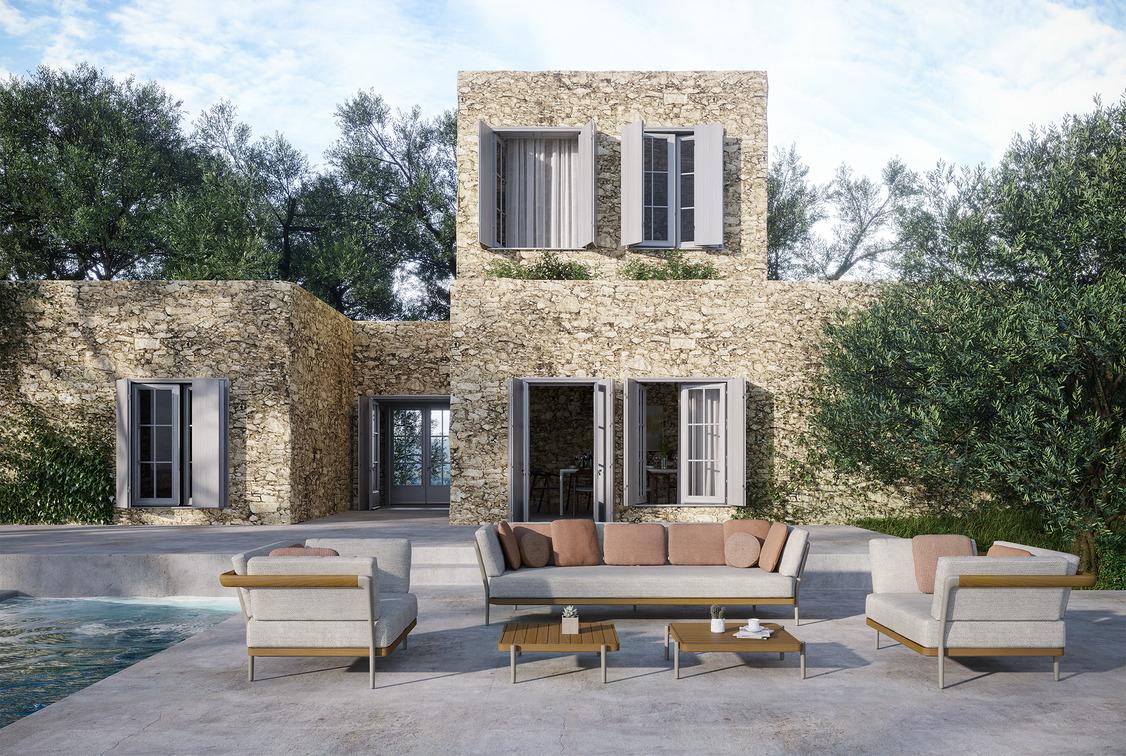 MNST285 Concept 5 teak nero черный Manutti Flex - Вид №14