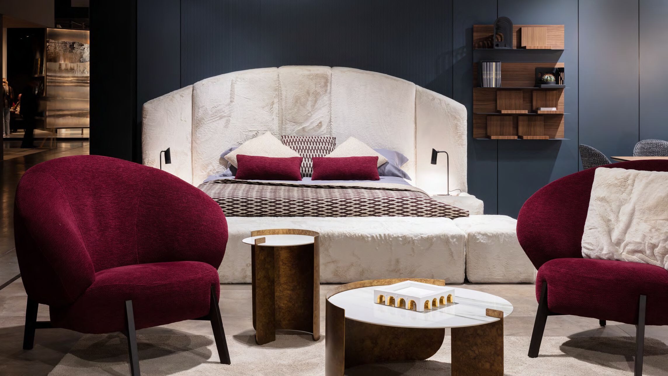 Высокий круглый керамический журнальный столик CASA +39 ENCORE Italia ARCH-00067830 - Вид №5