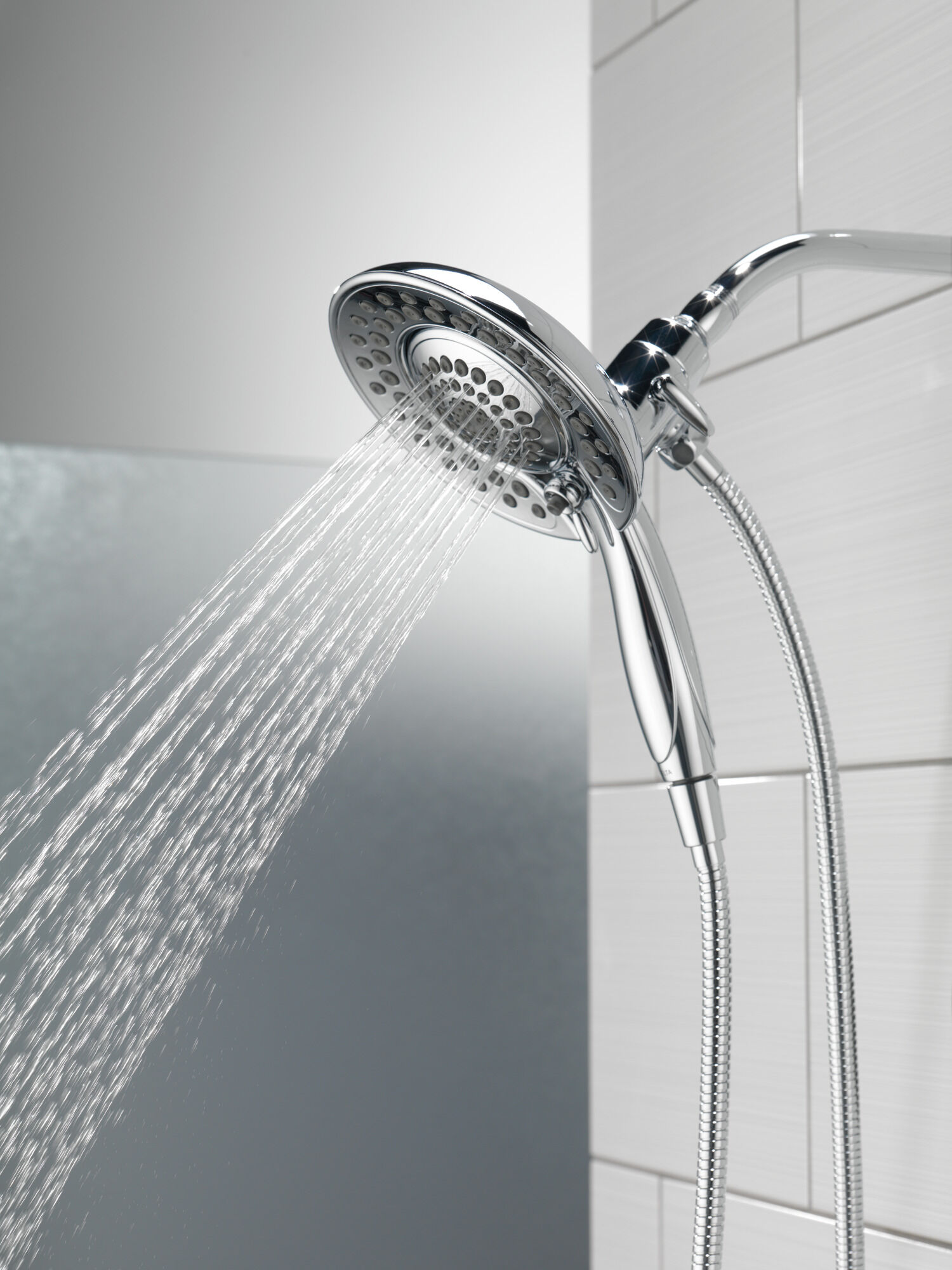 58569-PK In2ition® Душ 2 в 1 с 5 настройками Delta Faucet Universal Showering Хром  - Вид №8