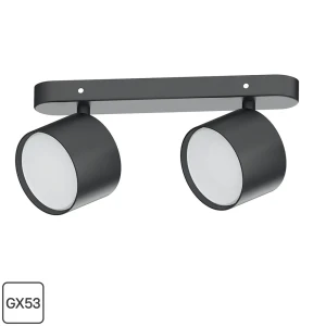 Спот поворотный под лампу Feron ML212 2 лампы GX53 цвет черный