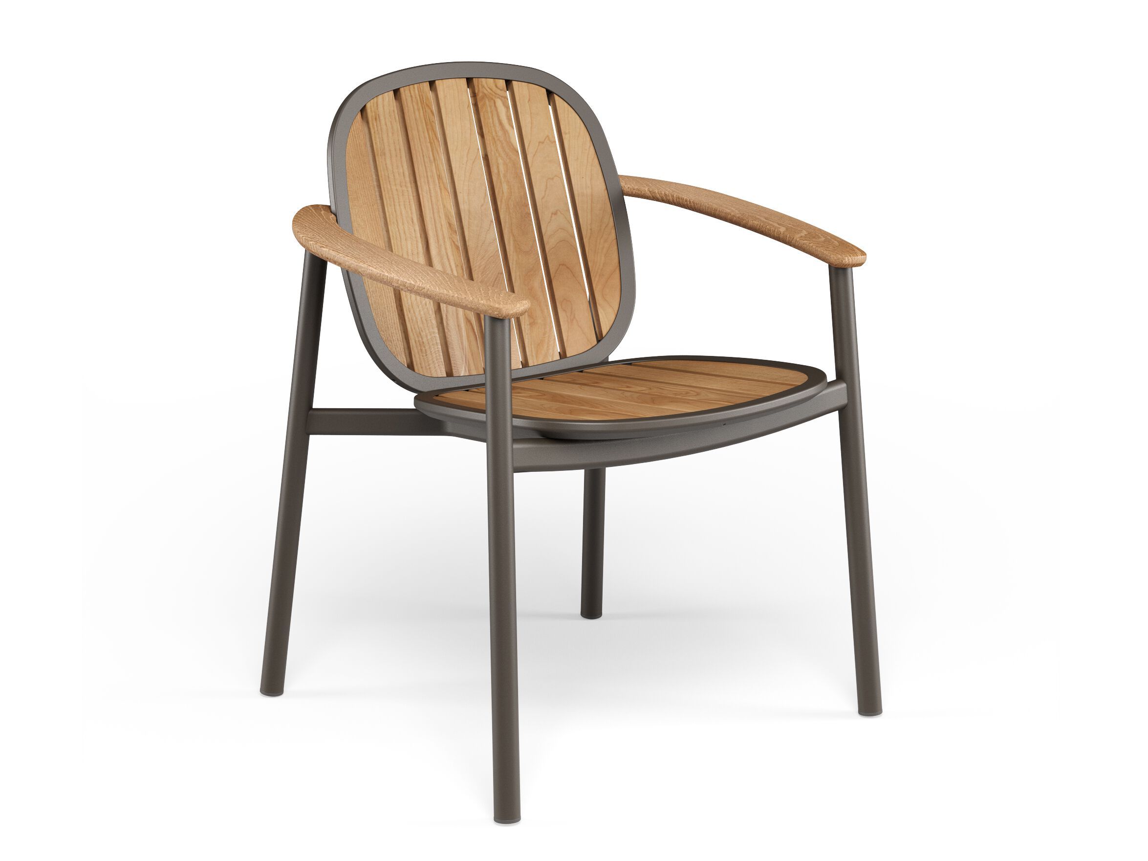 Стул для сада из тикового дерева с подлокотниками emu Близнецы ARCH-00020320