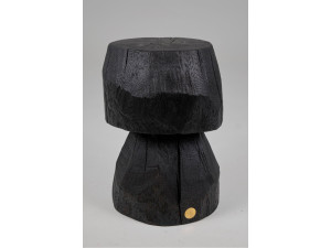 Дубовый журнальный столик / табурет