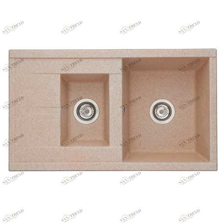 1A716232DE220 Мойка кухонная прямоугольная AQUATON ДЕЛИЯ