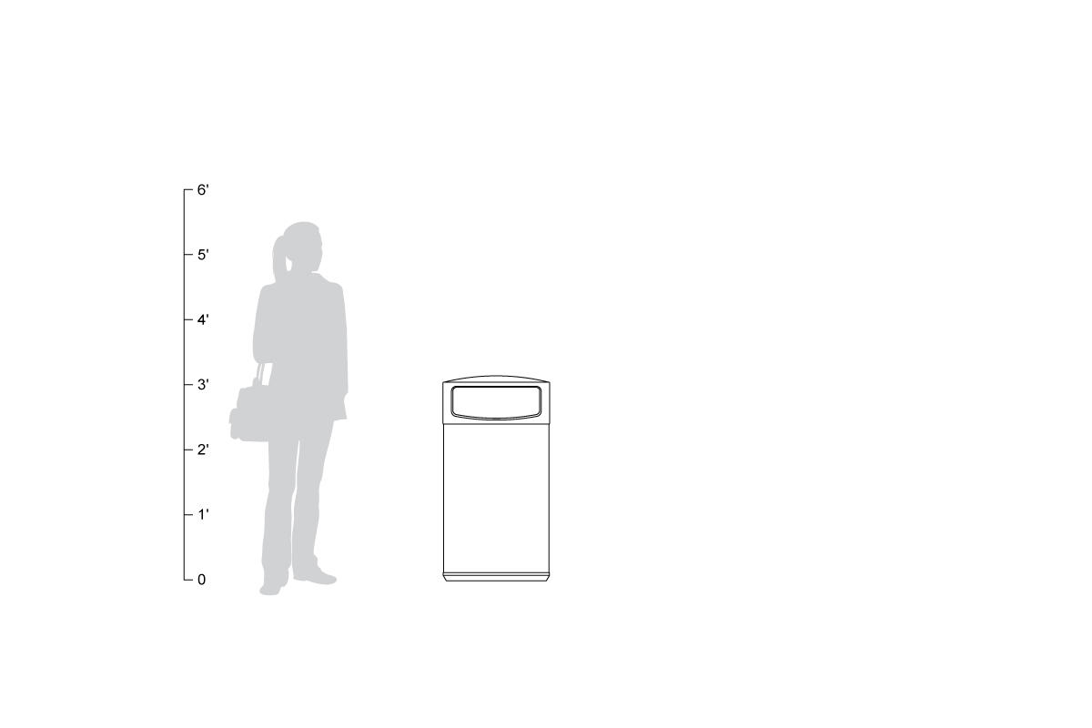 FSRT189 Универсальная емкость для мусора и утилизации  Forms-surfaces  - Вид №23