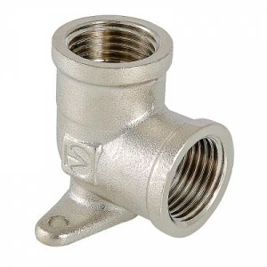 VTr.751.N.0004 Фитинг резьбовой – угольник с креплением (водорозетка) Valtec 1/2"