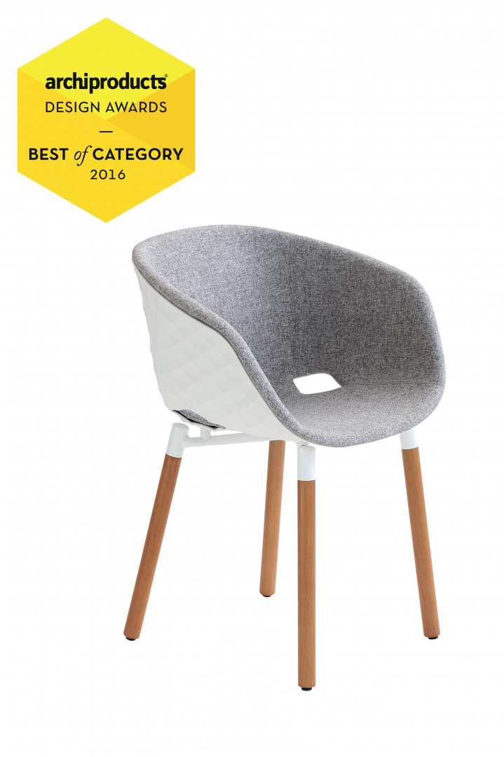 Uni-Ka 601M Кресло с каркасом из древесины бука, 4 ножки. Обивка из полипропилена. Et al. Uni-ka - Вид №1