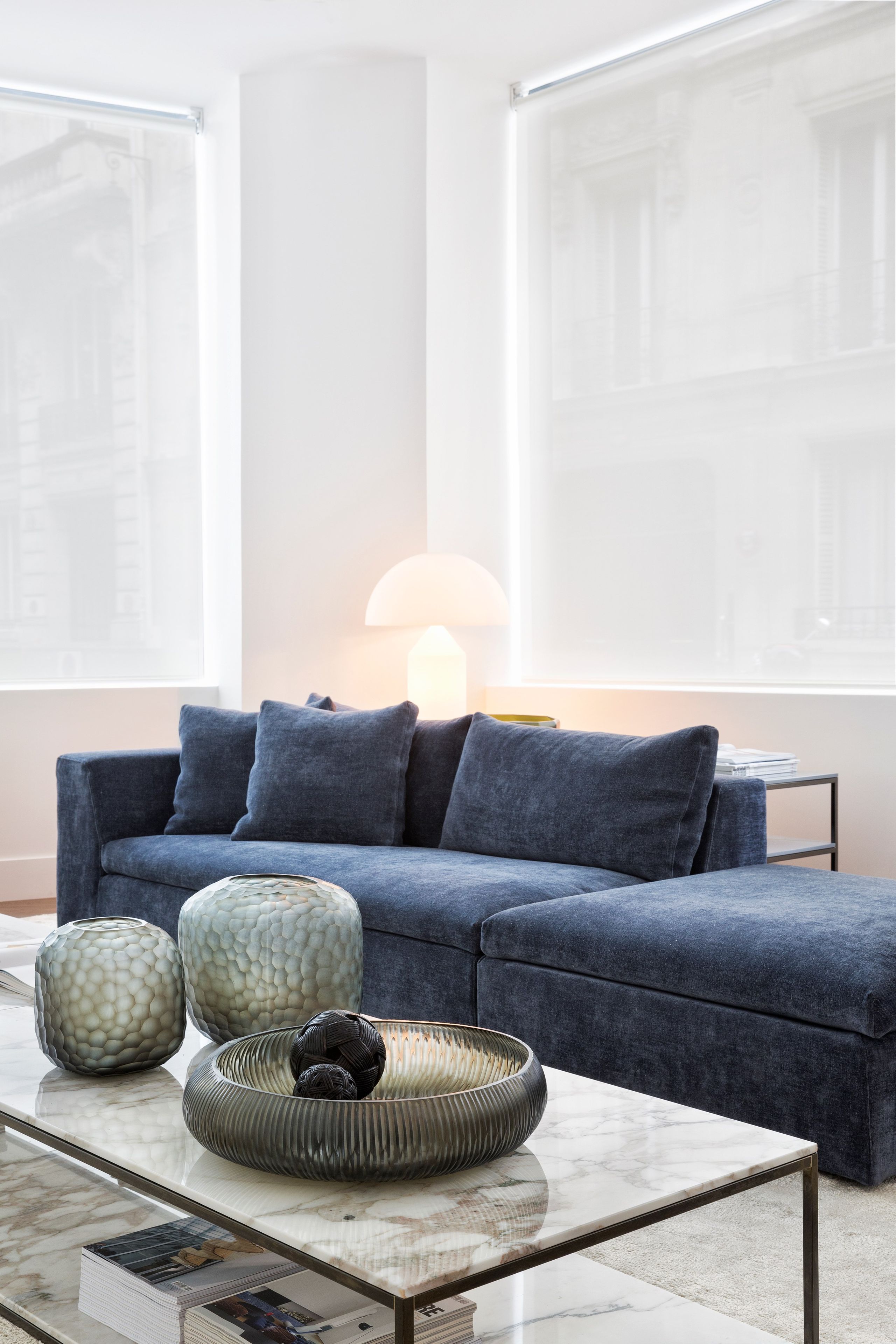 Металлический прямоугольный низкий журнальный столик Meridiani Hardy ARCH-00119083 - Вид №3