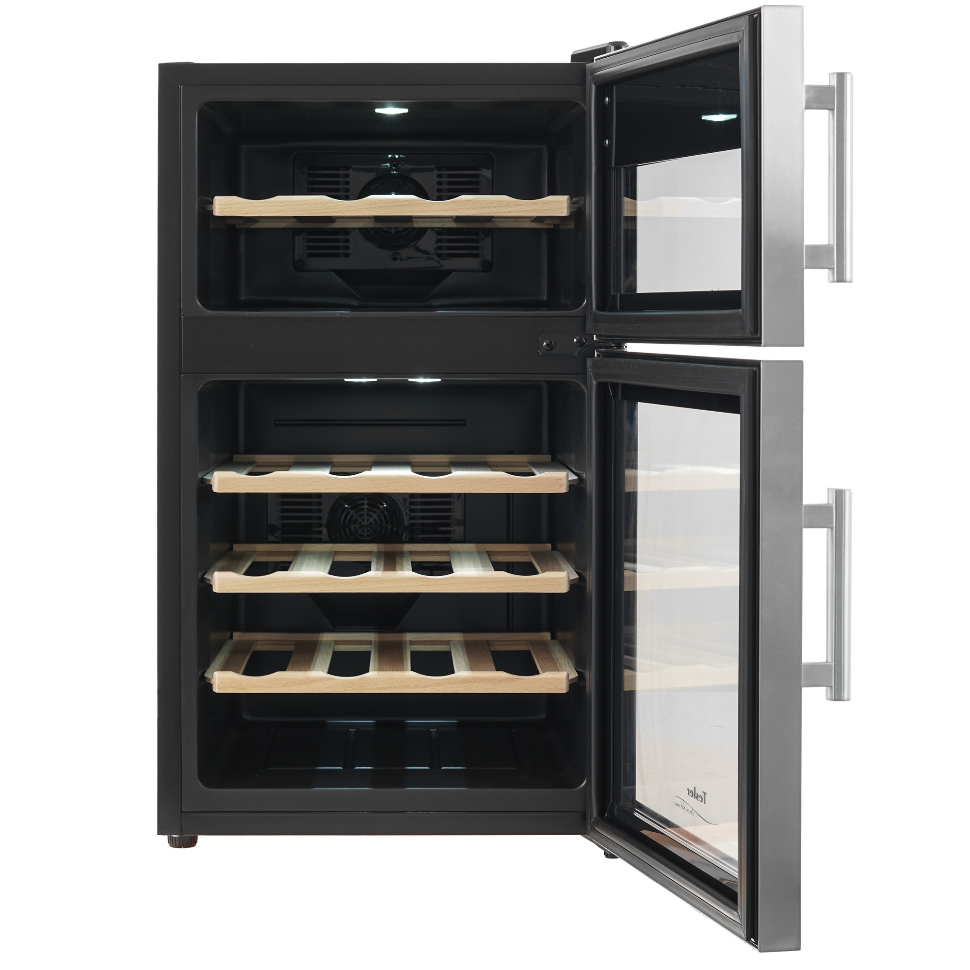 9944973 Винный шкаф Tesler WCD-242 серебристый STDN-0053789 - Вид №2