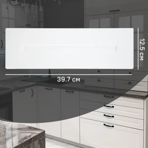 Фасад кухонного шкафа Ньюпорт 39.7x12.5 см KONSENSA МДФ цвет белый 89421803 STLM-2038826