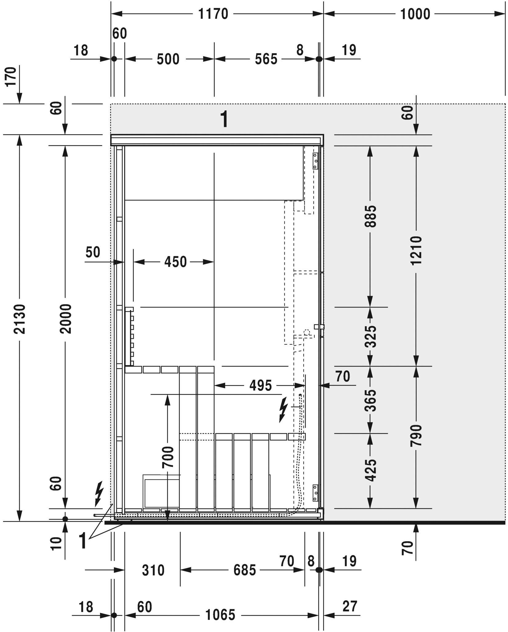 7513..001001000 Inipi B Сауна Inipi B Super Compact, угловая Белый глянцевый декор Duravit  - Вид №8