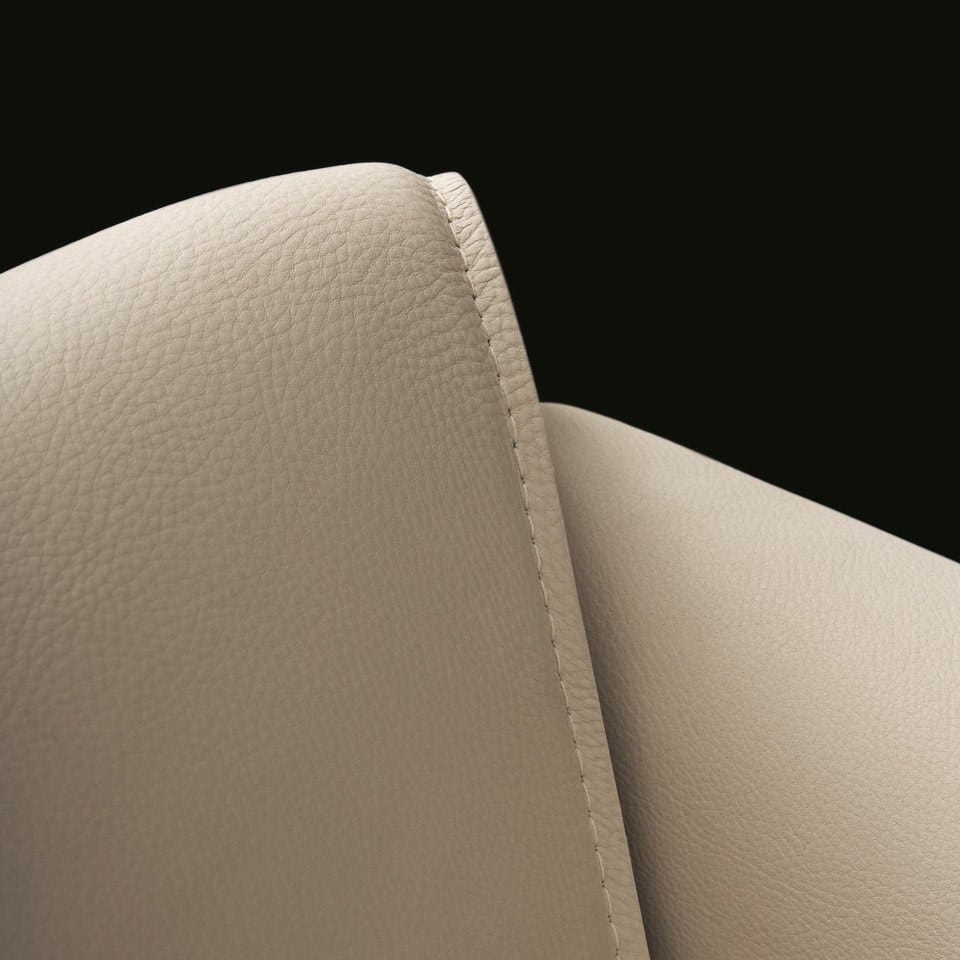 Кожаное кресло с подлокотниками Poliform LE CLUB ARCH-00050904 - Вид №4