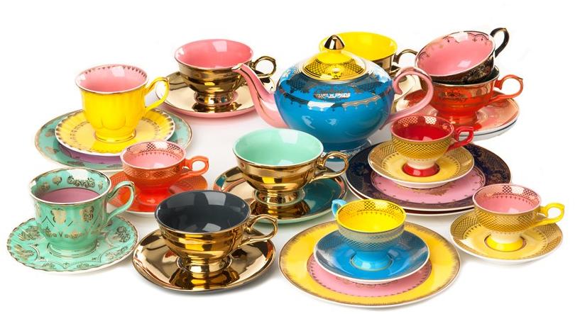 Pols Potten Набор фарфоровых чашек с блюдцем  230-400-522  - Вид №8