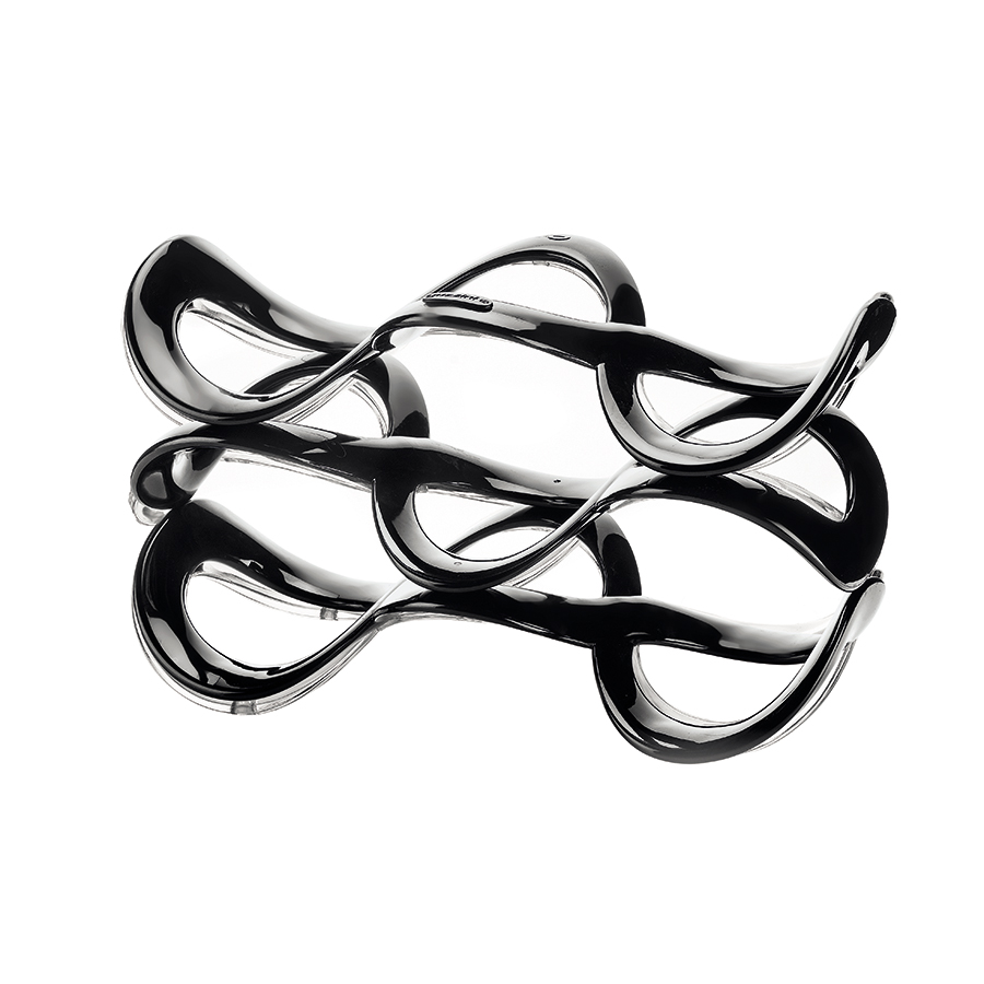 17010010 Подставка для бутылок cuvee, черная Guzzini 