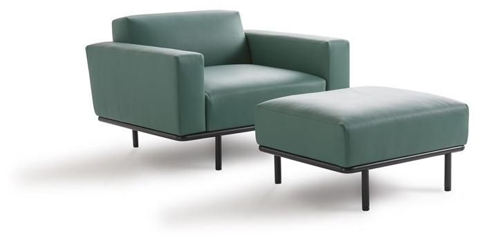 Cappellini Мягкая кожаная подставка для ног Cap ferrat sun-id-1430991 - Вид №1