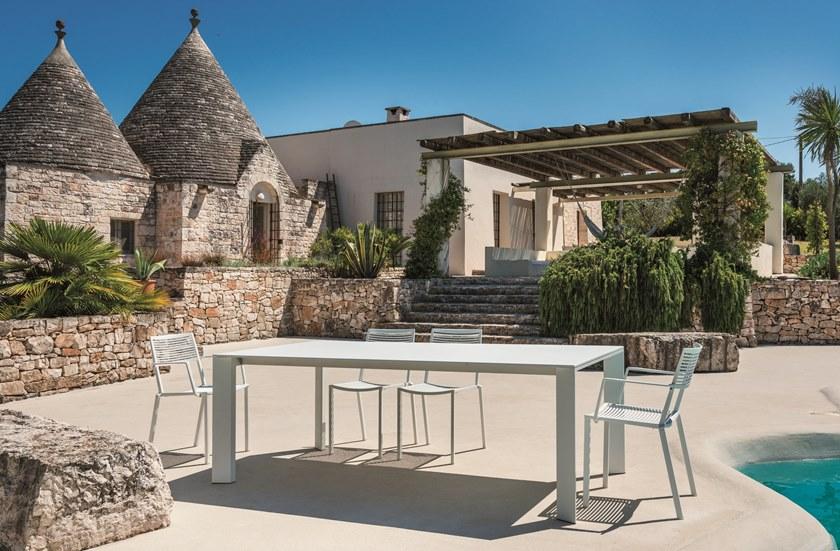 FAST Штабелируемый алюминиевый садовый стул с подлокотниками Omnia selection 1502 - Вид №2