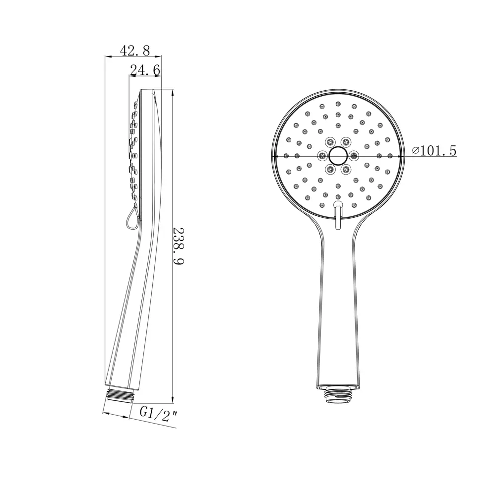 IDDIS Shape - компактный смеситель для ванны с душевым комплектом 86588918 STLM-1581099 - Вид №5