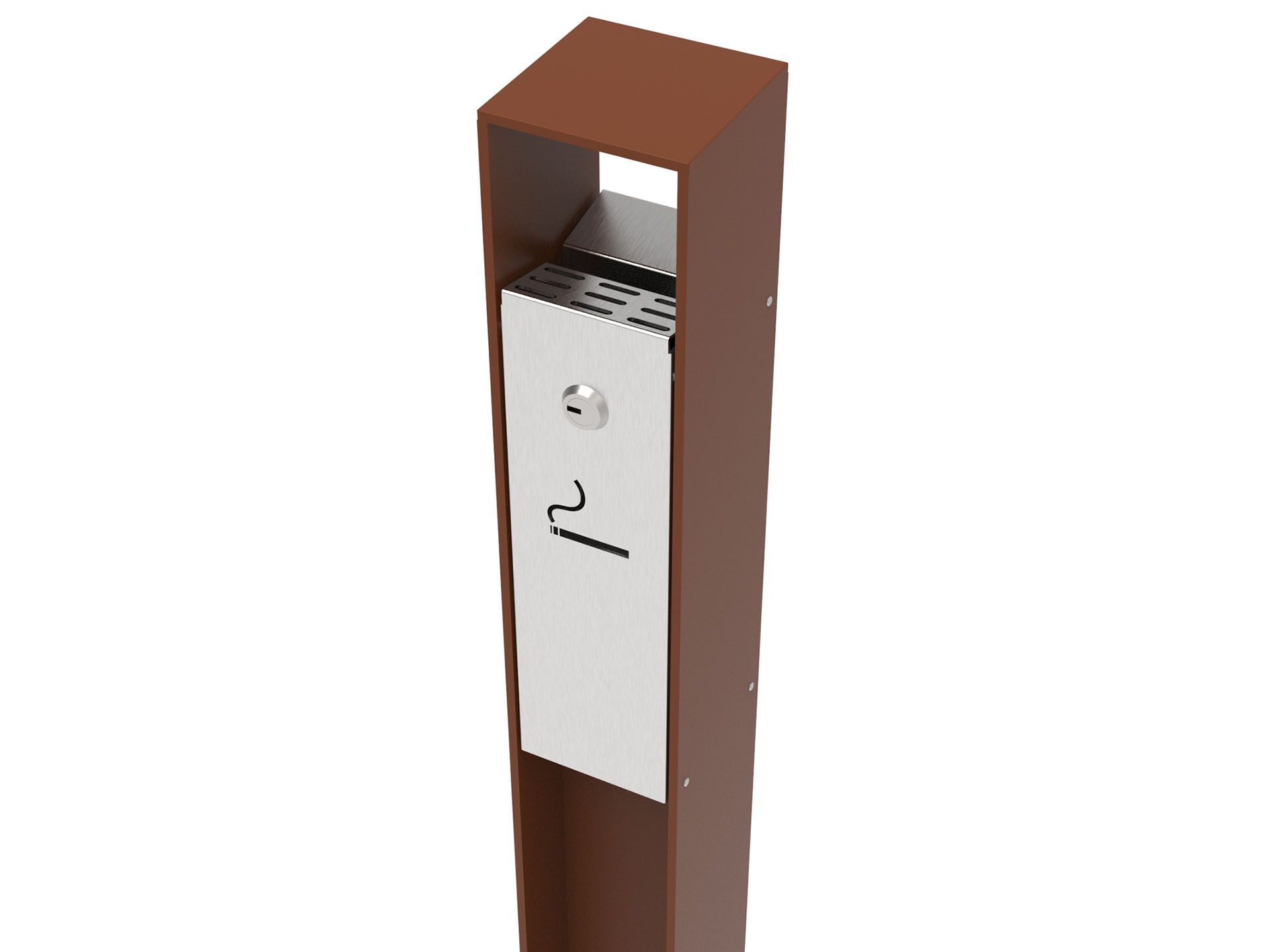 Стальная напольная пепельница для общественных мест Lazzari Cinis ARCH-00134892 - Вид №1