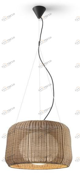 BOVER Подвесной светильник для улицы из синтетического волокна Fora sun-id-1415429