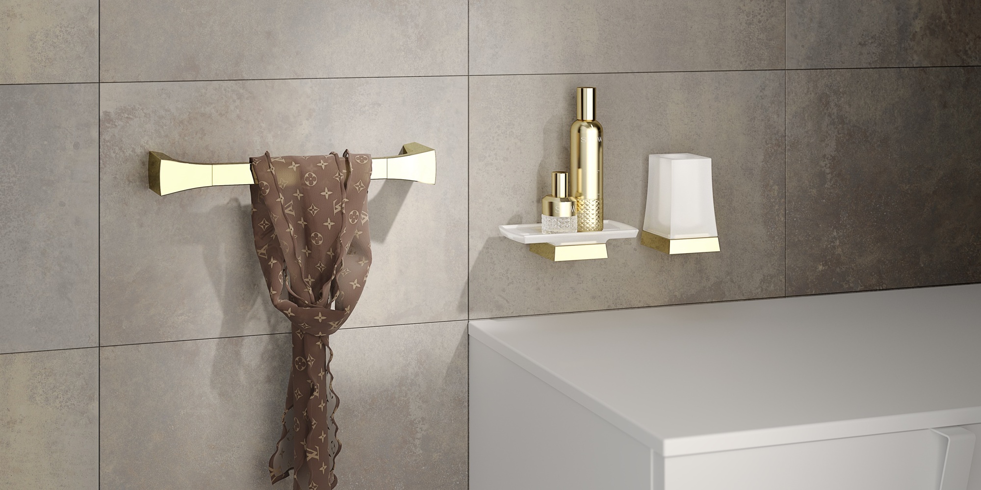 Sonia Мыльница настенная S7-Midcentury Design Золото S7-MID CENTURY DESIGN 138401 - Вид №1