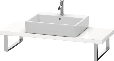 DS100C03131 DuraStyle Консоль для накладной и встраиваемой сверху раковины компакт Сосна серебристая, декор Duravit - Вид №1