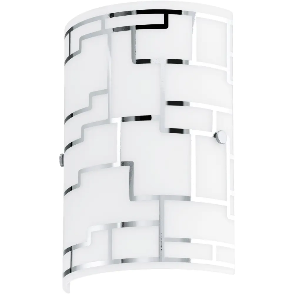 Бра Bayman 1xE27x60 Вт, металл/стекло, цвет хром/белый 13997233 STLM-2022319 Eglo 