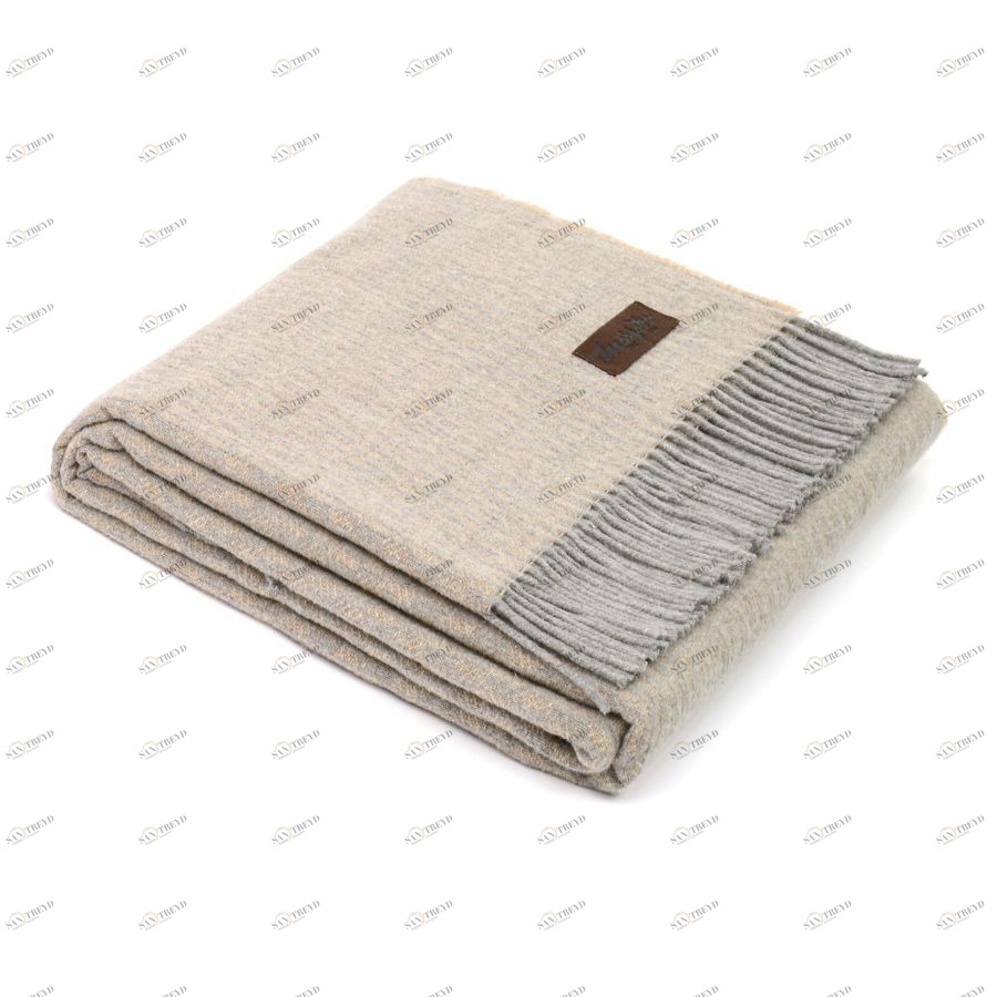 Плед Grifone, 130х200 см, бежево-голубой MARZOTTO GRIFONE0004