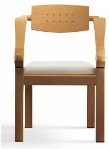 Giorgetti Кресло из бука с подлокотниками  51360