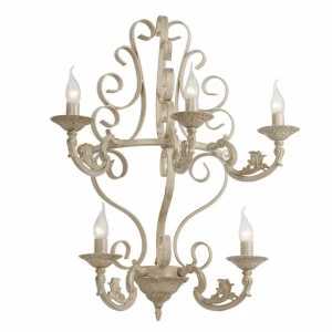 Бра настенное бежевое Vitaluce V1115/5A VITALUCE СВЕЧА 00-3889054 Бежевый