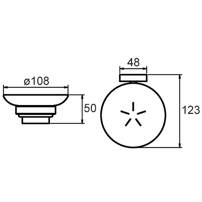 AMUSMG0M42 Milardo Amur Мыльница настенная Amur Россия - Вид №1