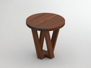 Журнальный столик из массива дерева