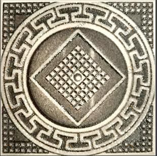 Вставка Салоники серый 60х60 Керамика Будущего sun-id-322961