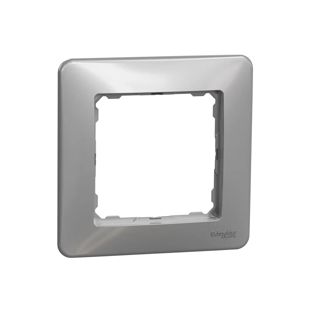 Рамка для розеток и выключателей Systeme Electric Sedna Design 1 пост, цвет алюминий 84828163 STLM-2051810 - Вид №1