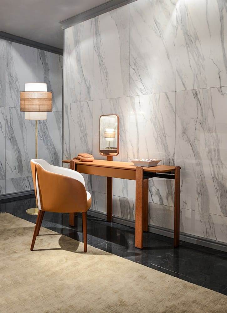 Мягкий стул из оленьей кожи с подлокотниками Formitalia ARCH-00073369 - Вид №3