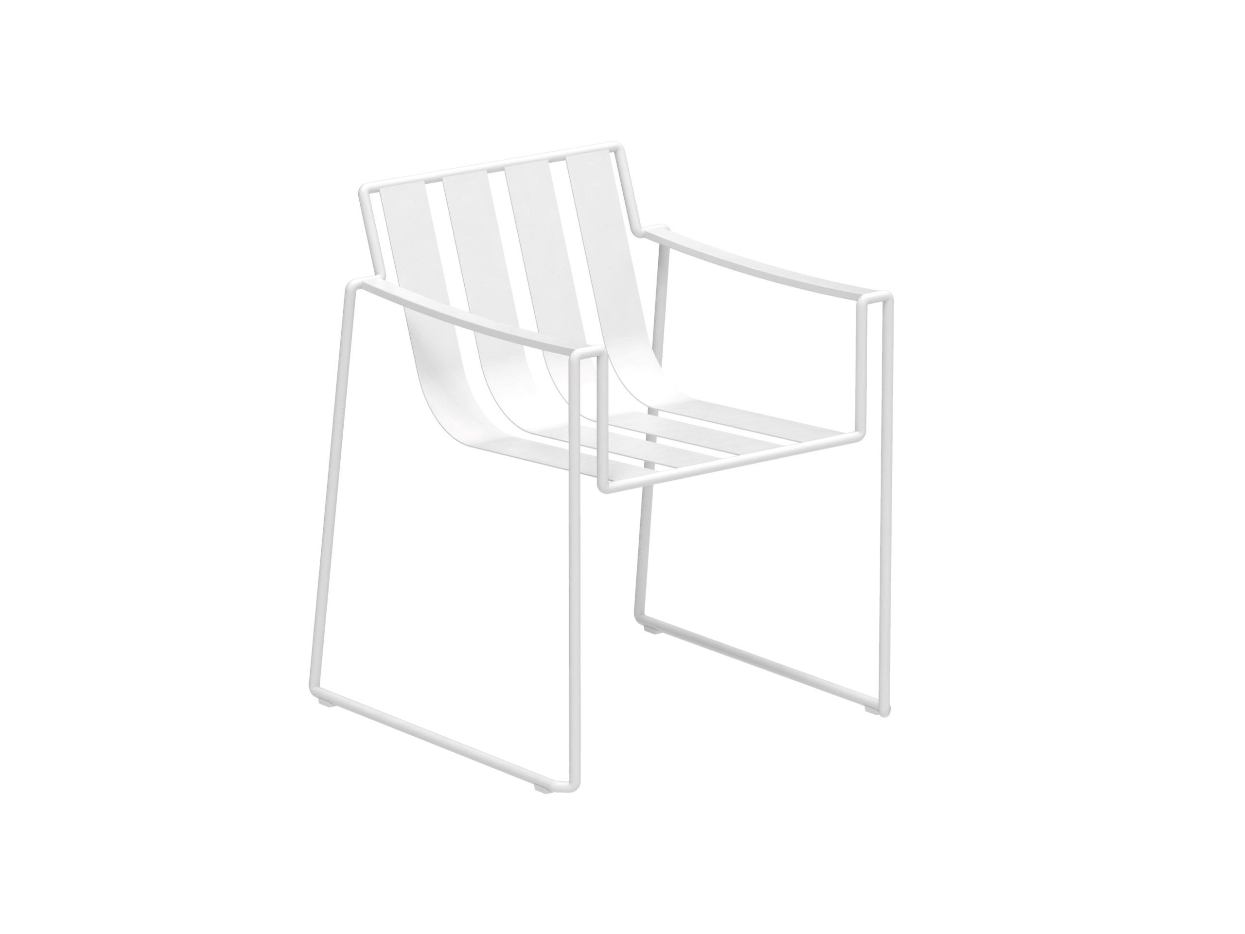 Ткань сани сад стул с подлокотниками Royal Botania Strappy ARCH-00089891 - Вид №14