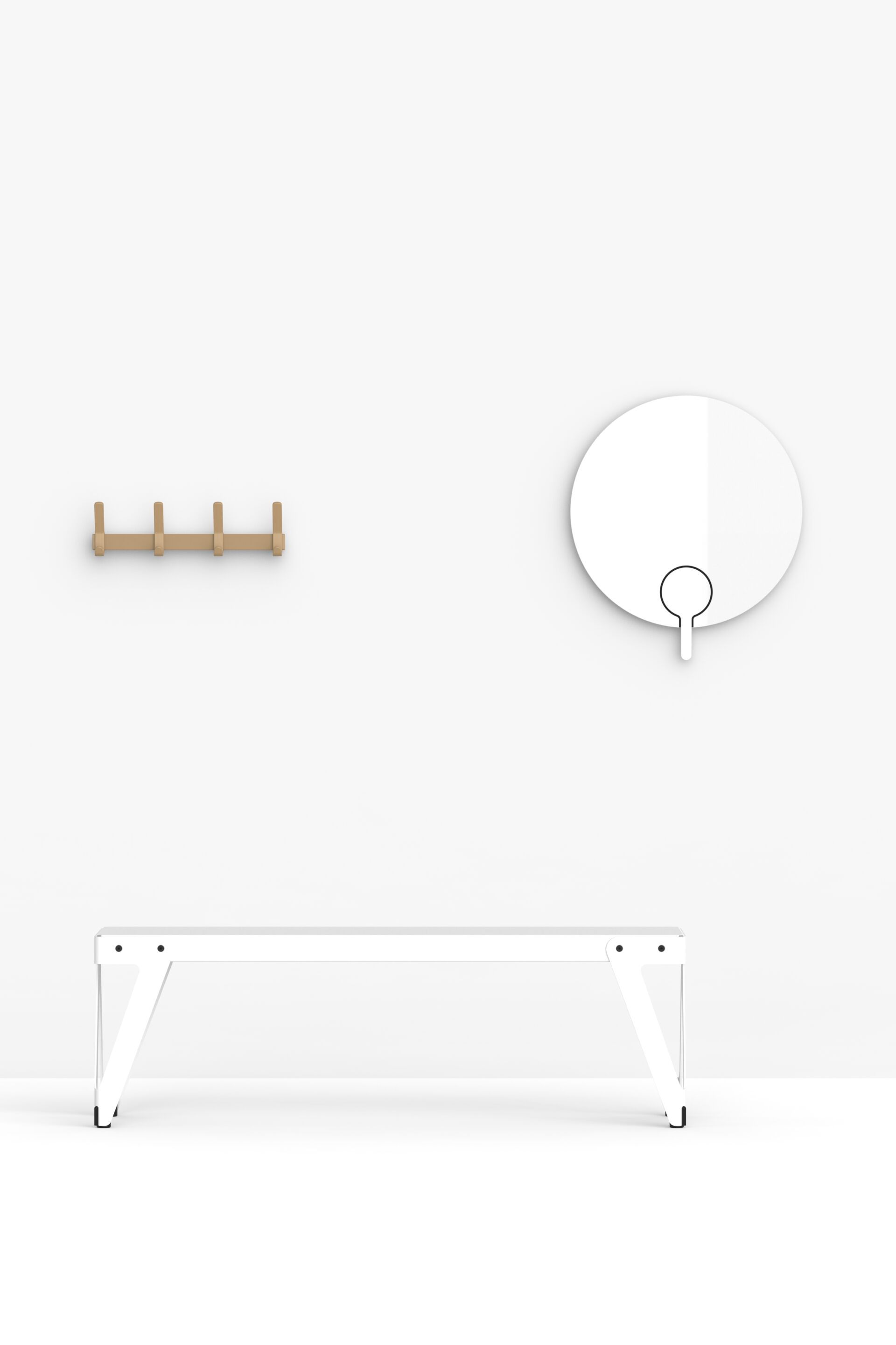 Алюминиевая и пластиковая настенная вешалка FUNCTIONALS JUST ARCH-00031349 - Вид №19