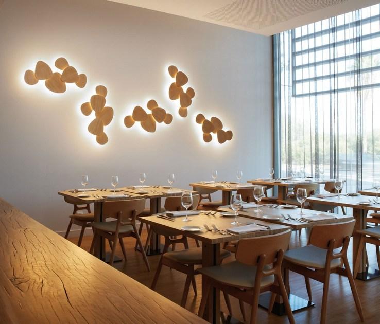 BOVER Светодиодный настенный светильник из бука Tria sun-id-1475850 - Вид №4