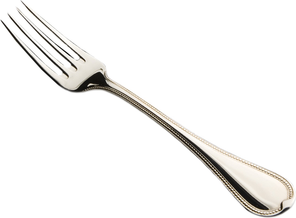 85227 Robbe&Berking Вилка меню Robbe&Berking "Франц перл" 19,8см Посеребрение 