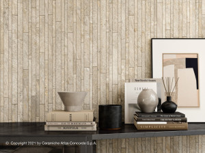 Мозаика из керамогранита с эффектом камня