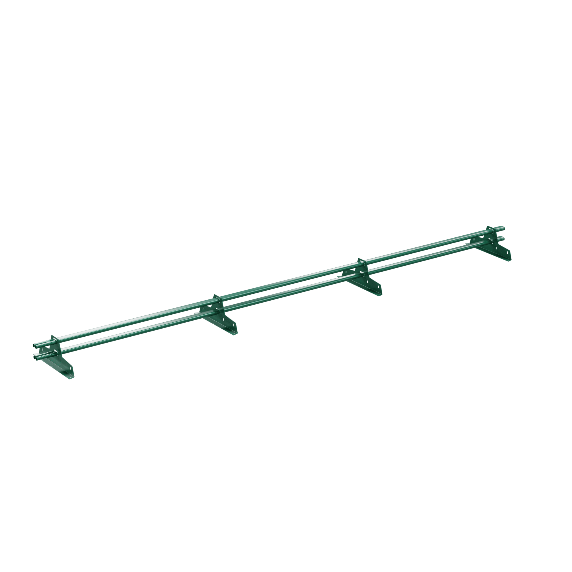 82923734 Снегозадержатель для металлической кровли трубчатыйRAL 6005 зеленый Santreyd 