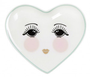 4970147 Тарелка В Форме Сердца Candy Open Eyes 12х11 См Miss Etoile