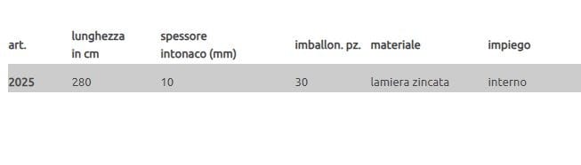 Профиль защитного выступа EDILFERRO TRAVEST ART. 2025 ARCH-00034760 - Вид №2