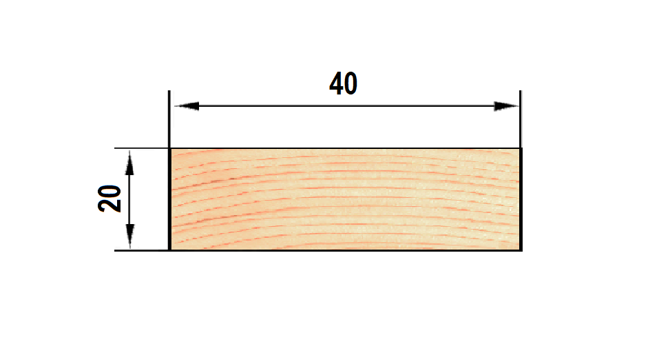 Рейка строганая Santreyd 20x40x3000 мм для отделки и каркасов 82134765 STLM-0020004 - Вид №4